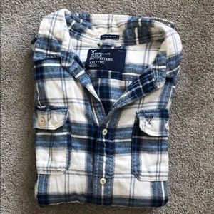 men’s long sleeve flannel shirt